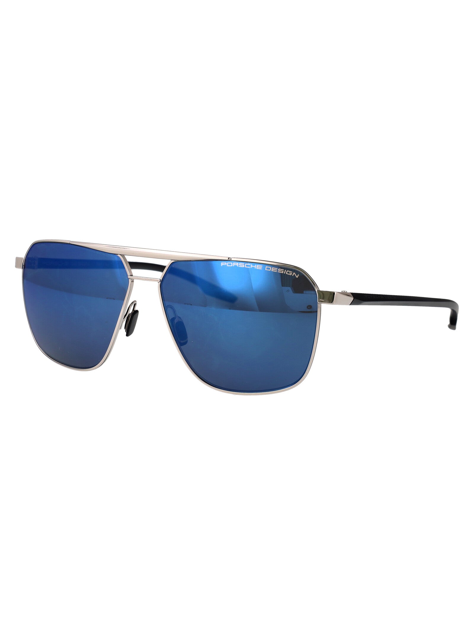 PORSCHE DESIGN Palladium Metal Sunglasses for Women - SS25 Collection