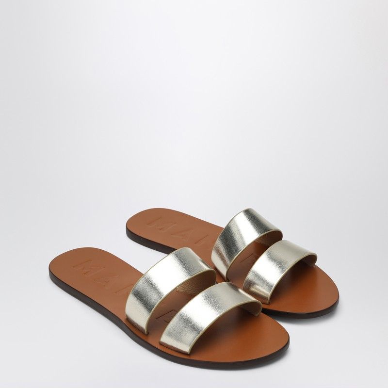 MANEBI Strap Sandals in Leather for Women