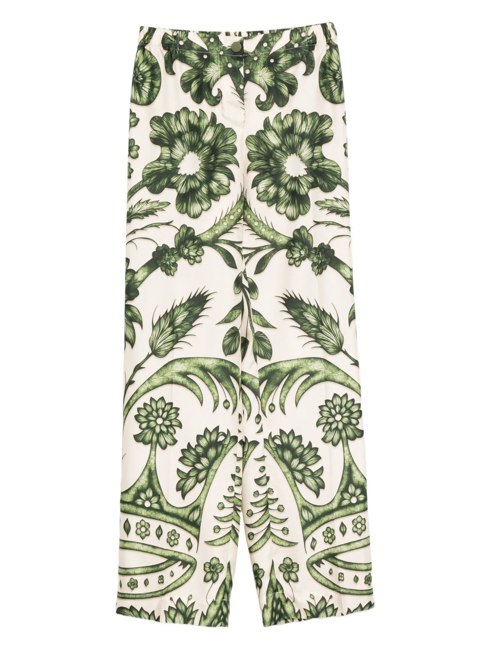 F.R.S FOR RESTLESS SLEEPERS Printed Silk Trousers - FW25 Collection