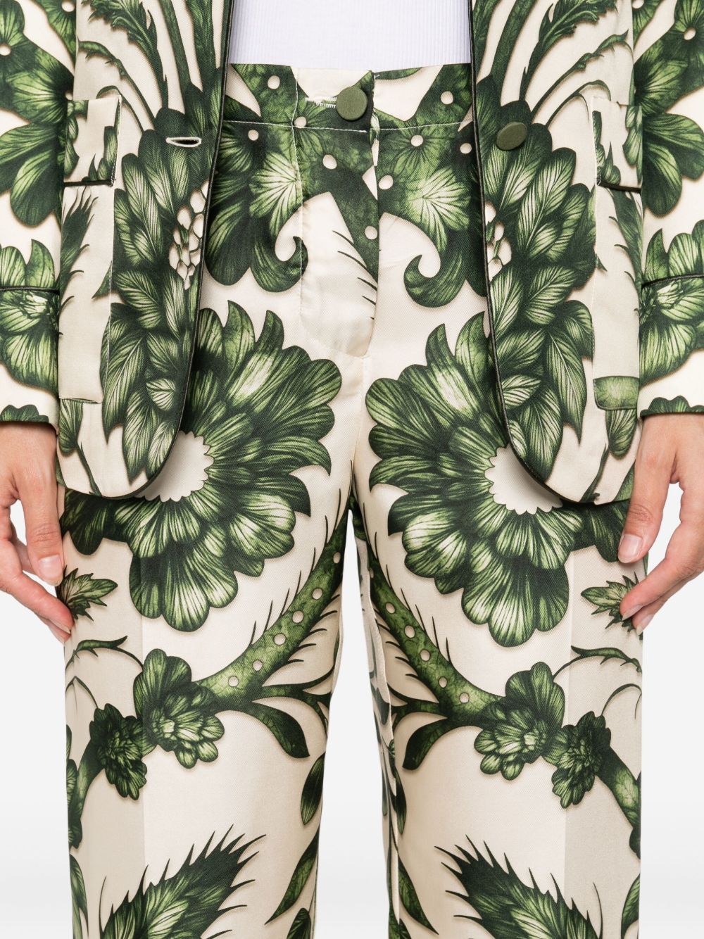 F.R.S FOR RESTLESS SLEEPERS Printed Silk Trousers - FW25 Collection