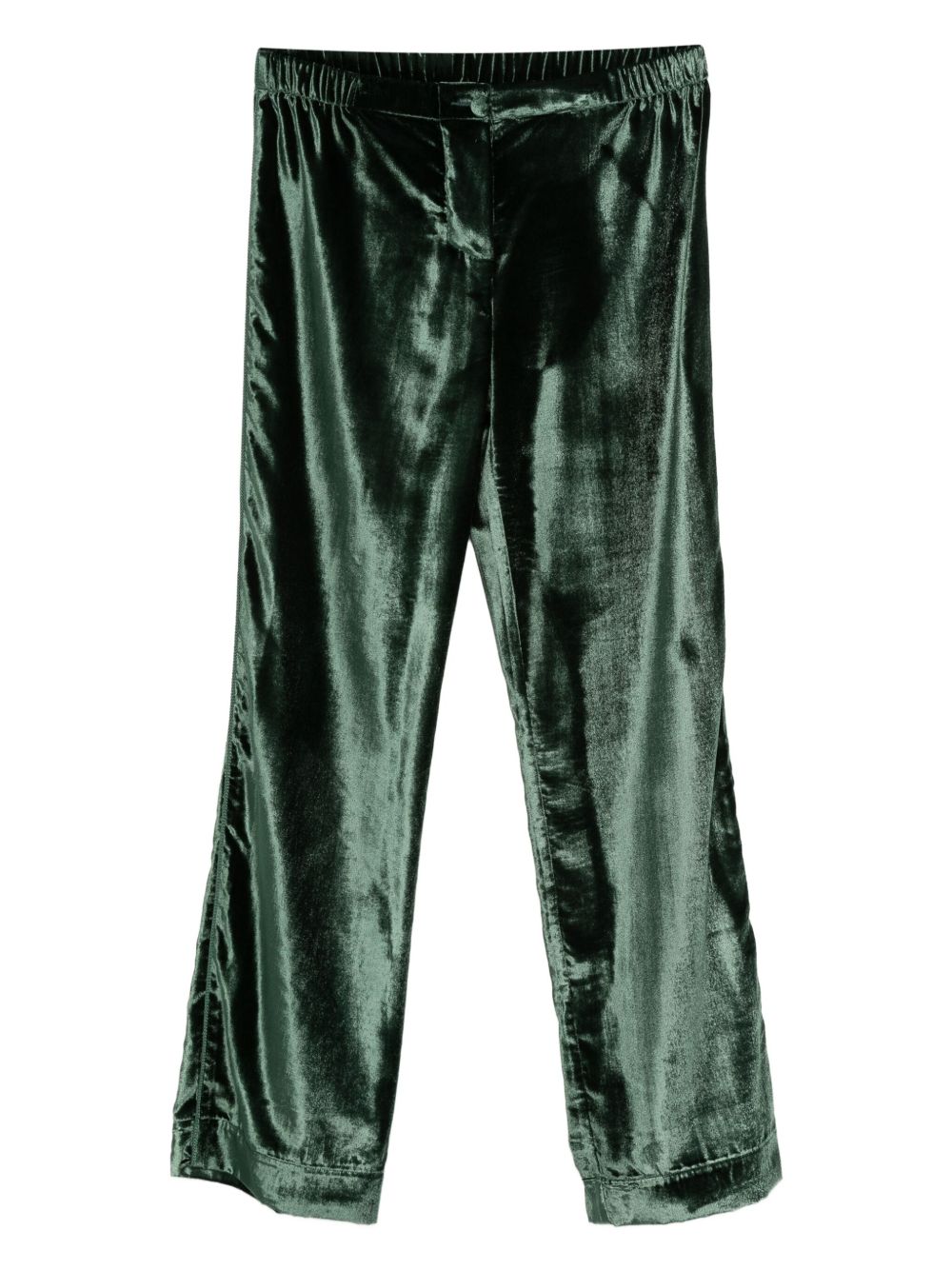 F.R.S FOR RESTLESS SLEEPERS High-Waisted Velvet Trousers for Women