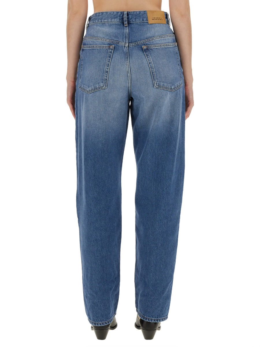 ISABEL MARANT Classic High-Waisted Denim Jeans - Size 48