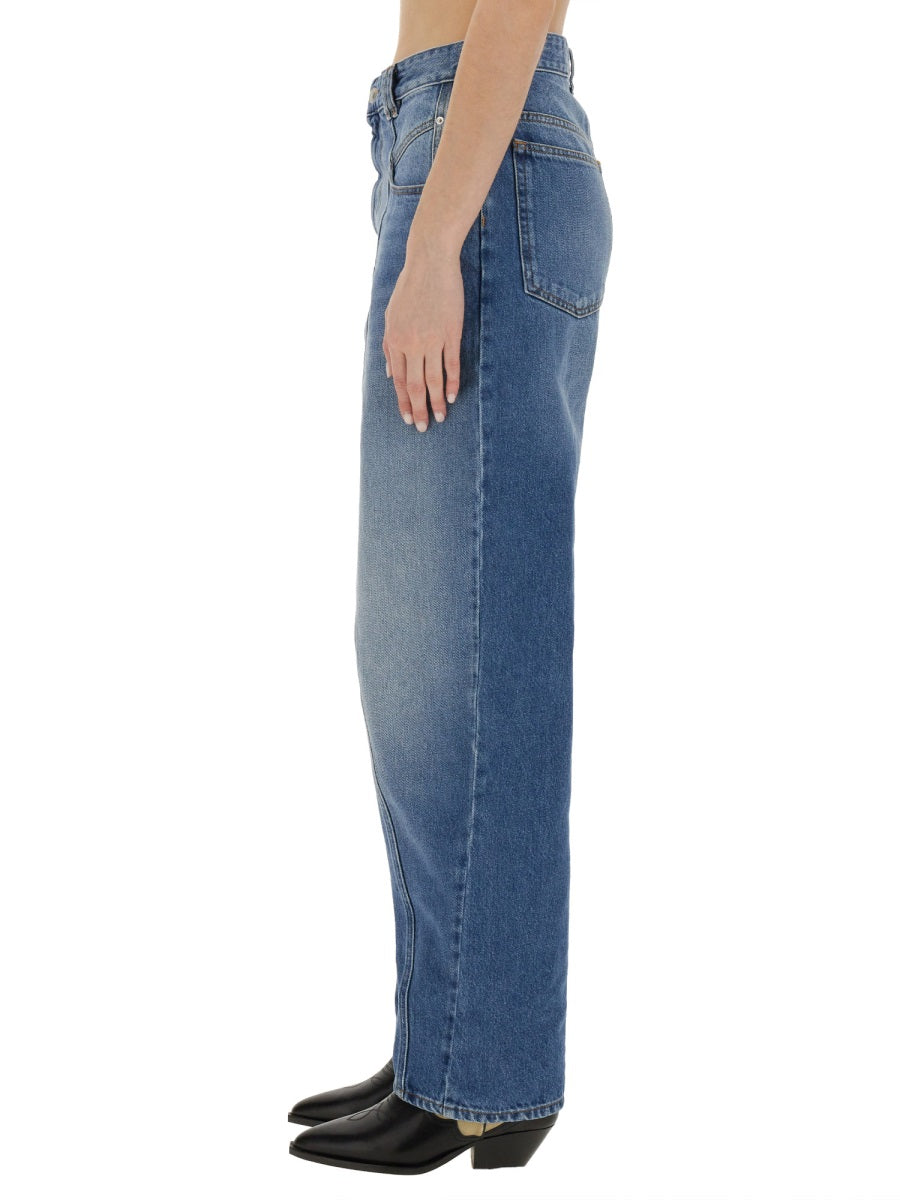 ISABEL MARANT Classic High-Waisted Denim Jeans - Size 48