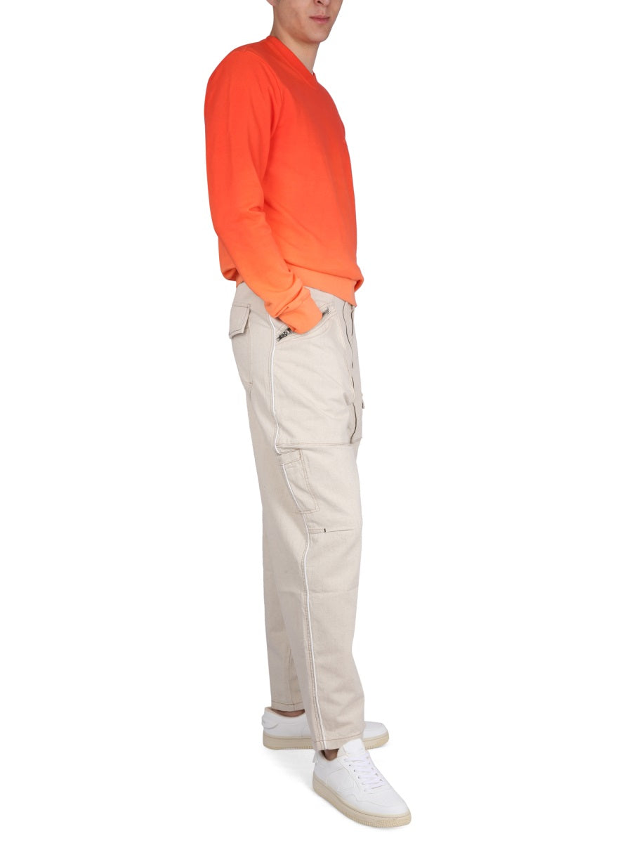 ISABEL MARANT Men's Button Closure Pants with Belt Loops