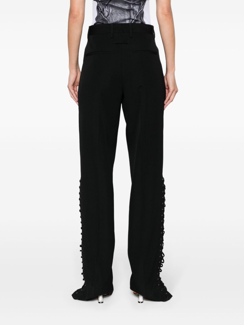 JEAN PAUL GAULTIER Tailored Wool Trousers for Women