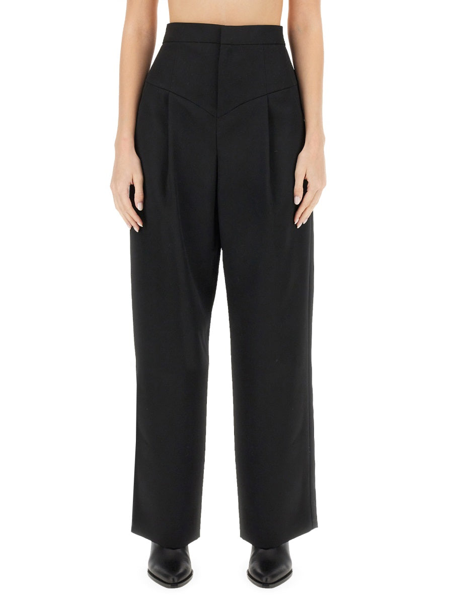 ISABEL MARANT Regular Fit Wool Pants - Size 40
