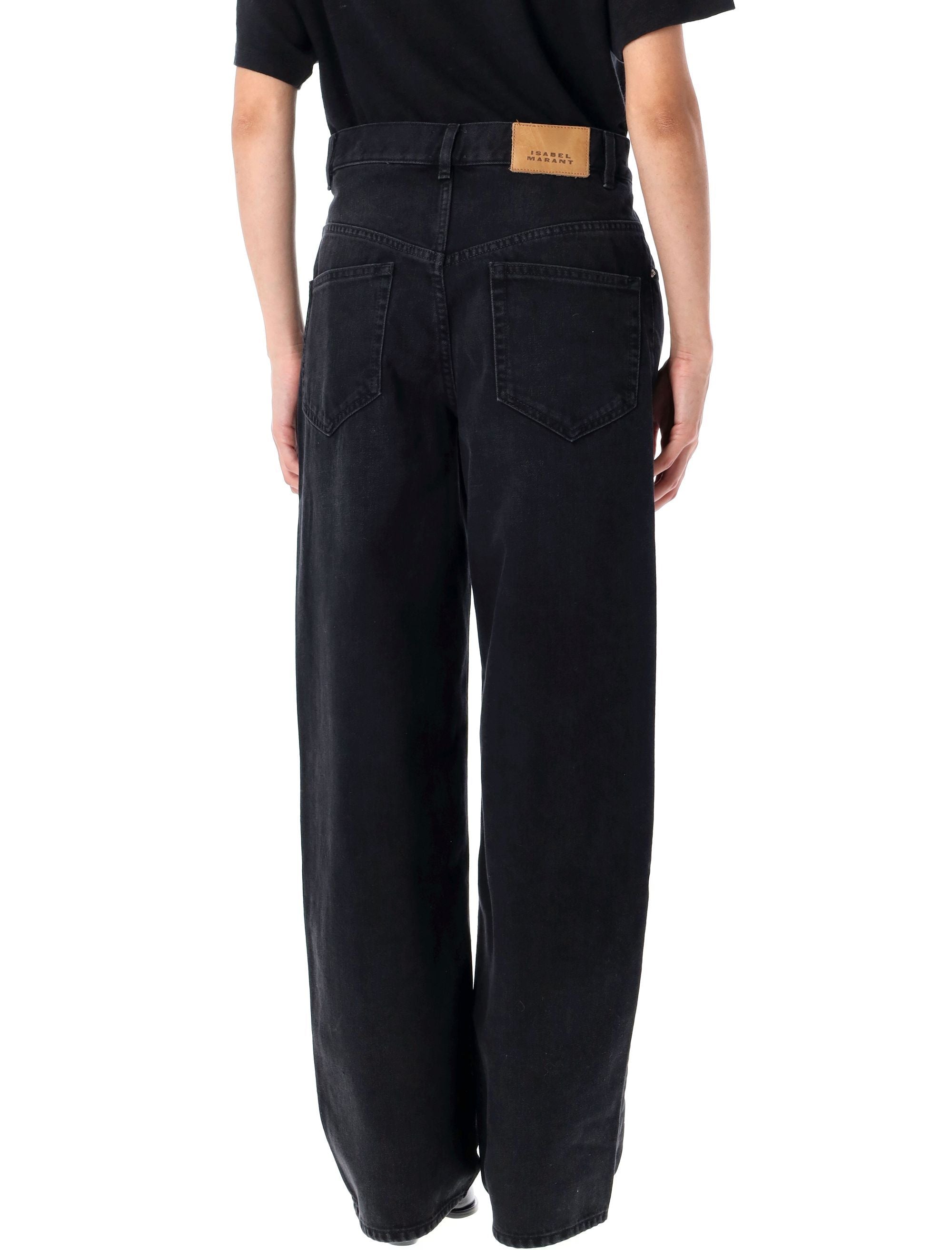 ISABEL MARANT Fitted Waistband Loose Fit Jeans for Women Size 36