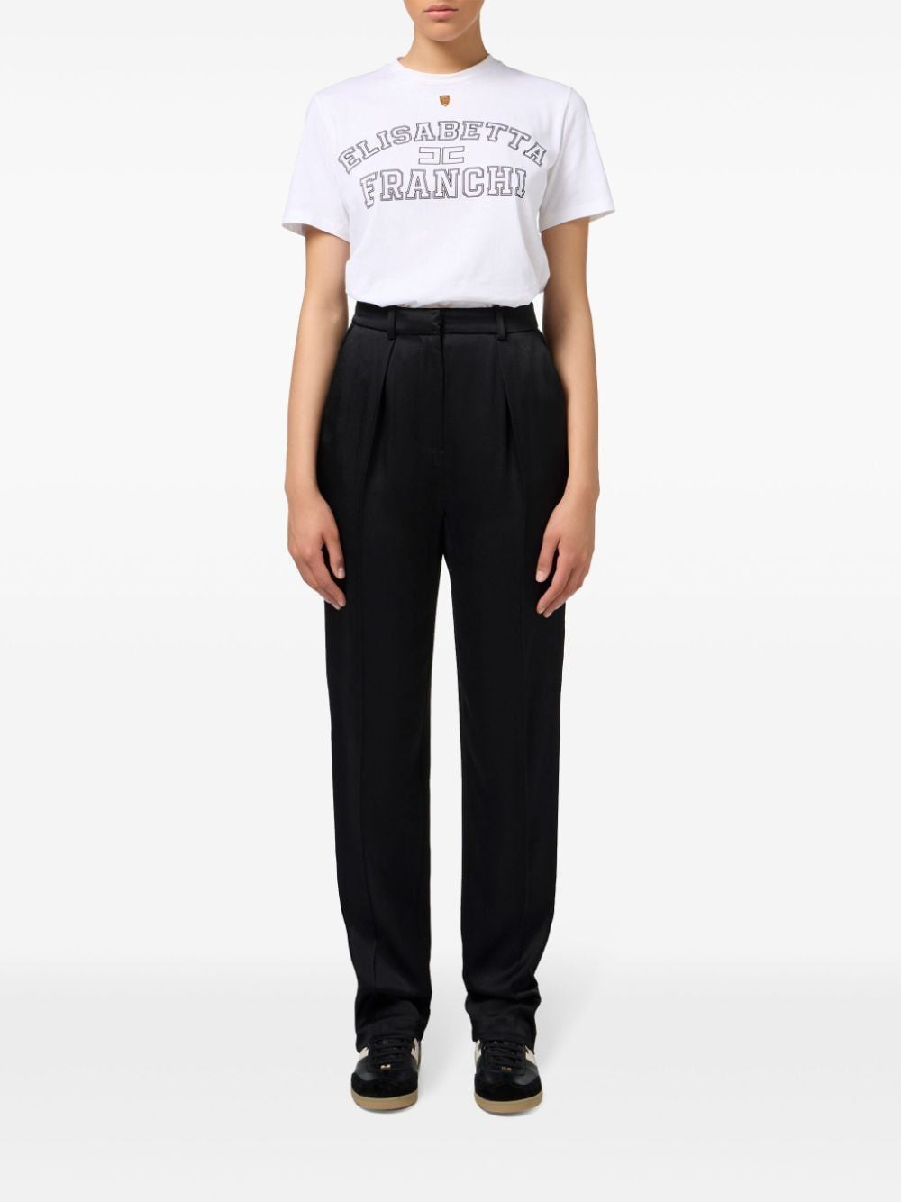 ELISABETTA FRANCHI Women's Tapered Mini Trousers