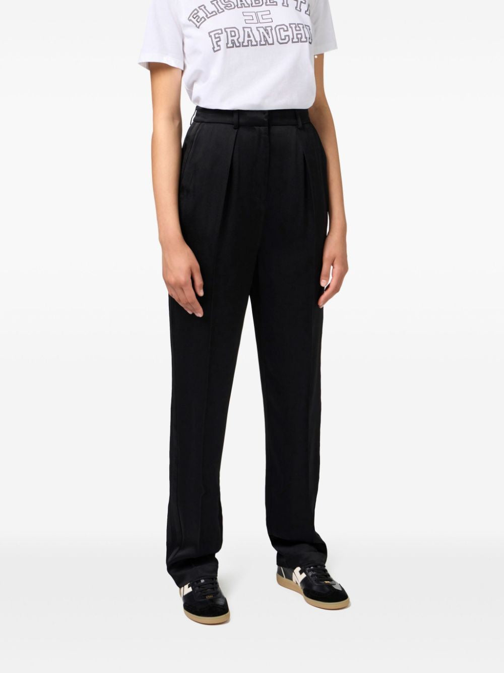 ELISABETTA FRANCHI Women's Tapered Mini Trousers