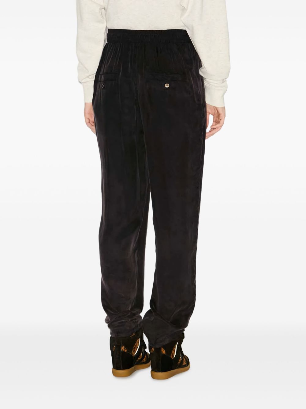 ISABEL MARANT ETOILE Stretchy Drawstring Tapered Pants for Women