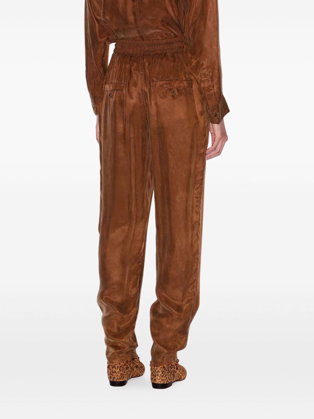 ISABEL MARANT ETOILE Tapered Drawstring Trousers for Women