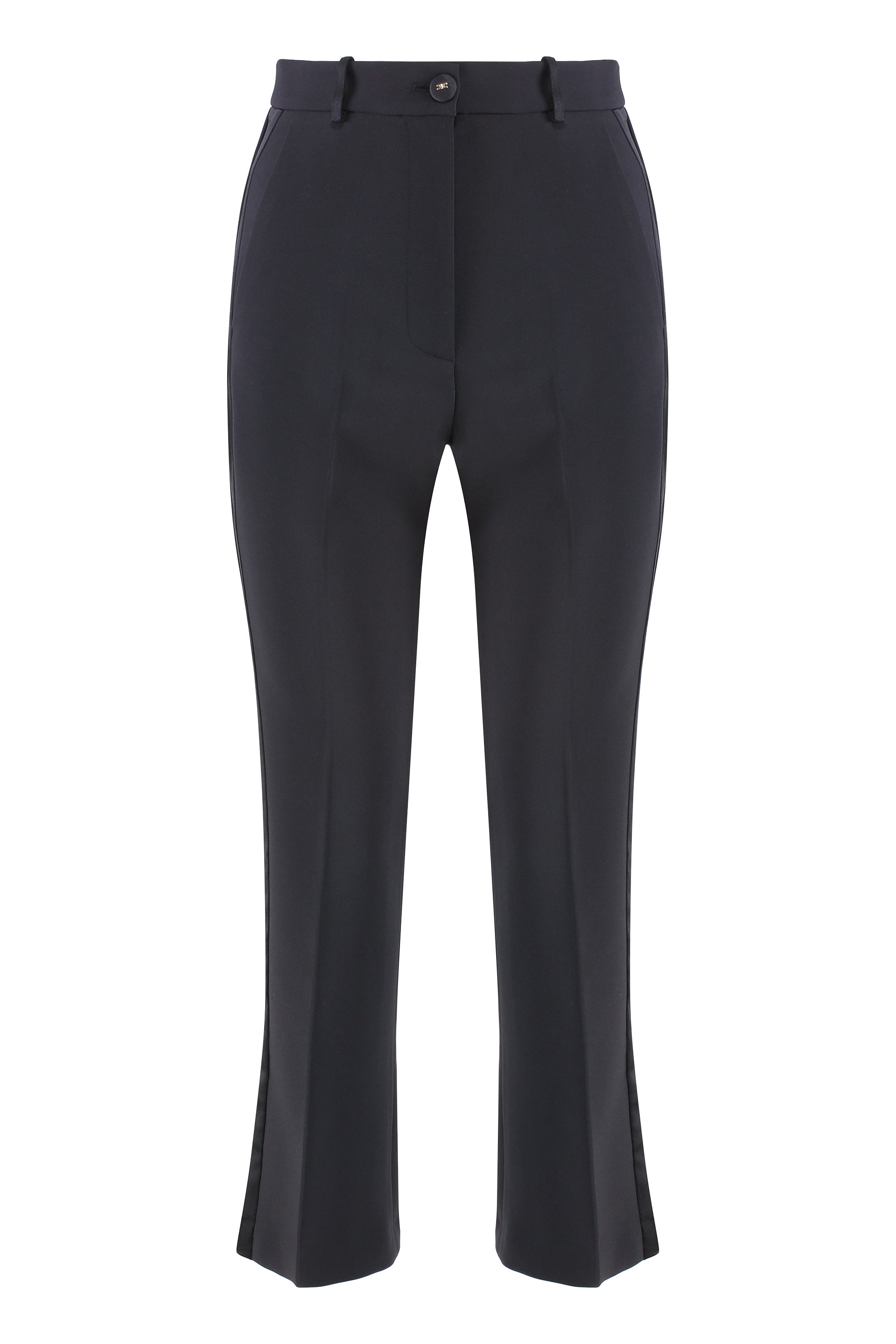 ELISABETTA FRANCHI Cropped Flared Trousers