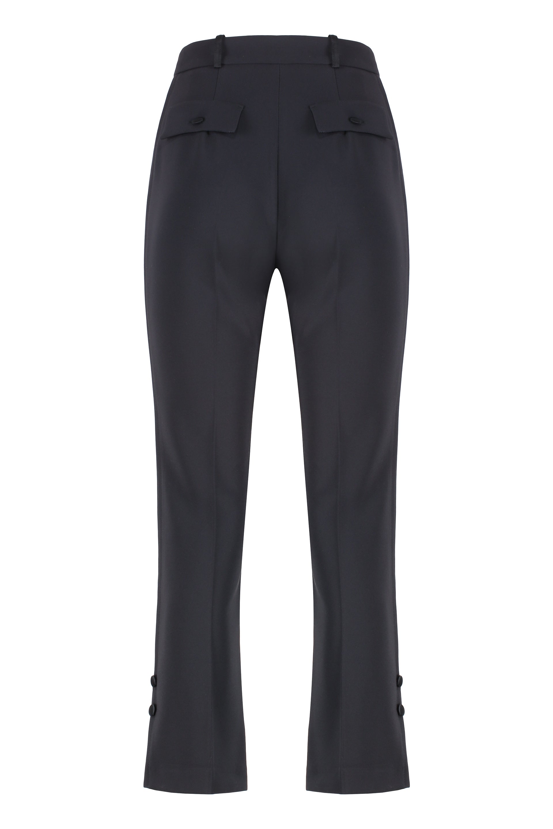 ELISABETTA FRANCHI Cropped Flared Trousers
