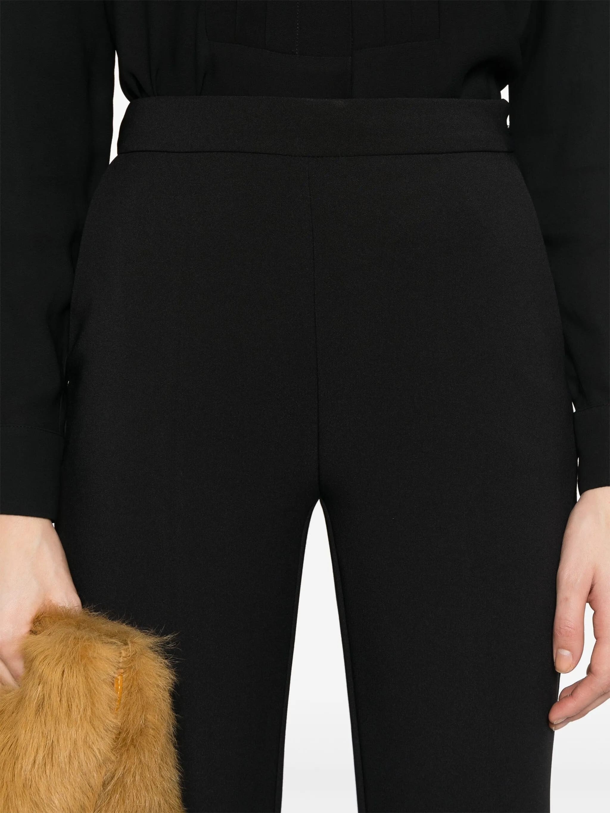 ELISABETTA FRANCHI Chic Cropped Viscose Pants for Women - SS25