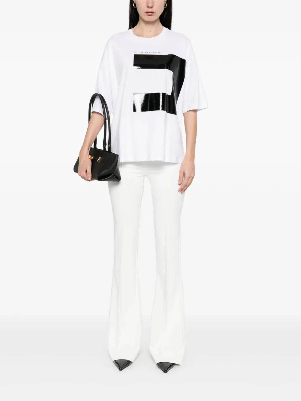 ELISABETTA FRANCHI Chic Women's Pants - Stylish Fit for SS25