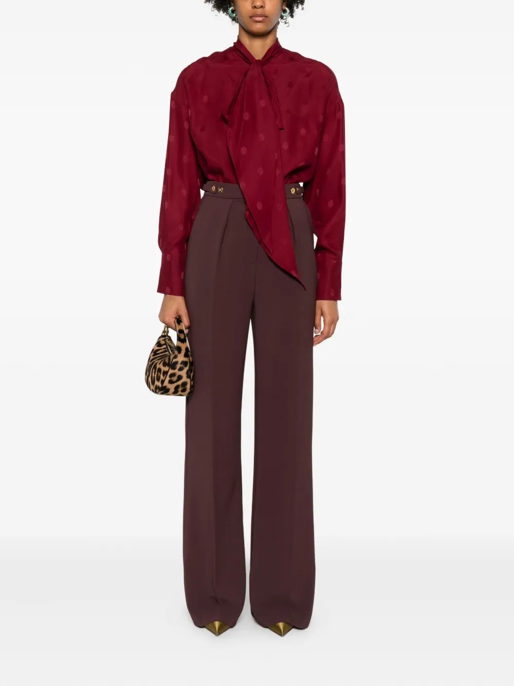 ELISABETTA FRANCHI Sophisticated Women’s Polyester Pants