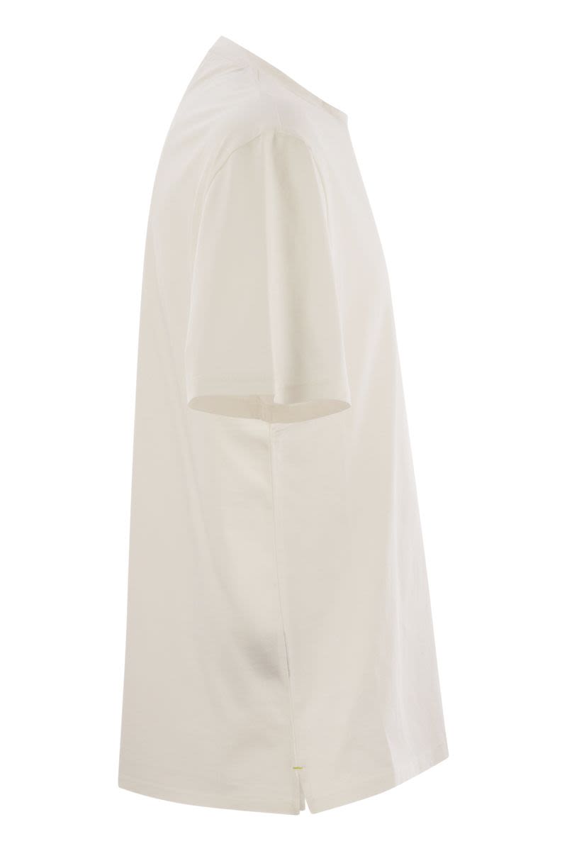 PREMIATA Regular Fit Hot-Dyed Cotton T-Shirt