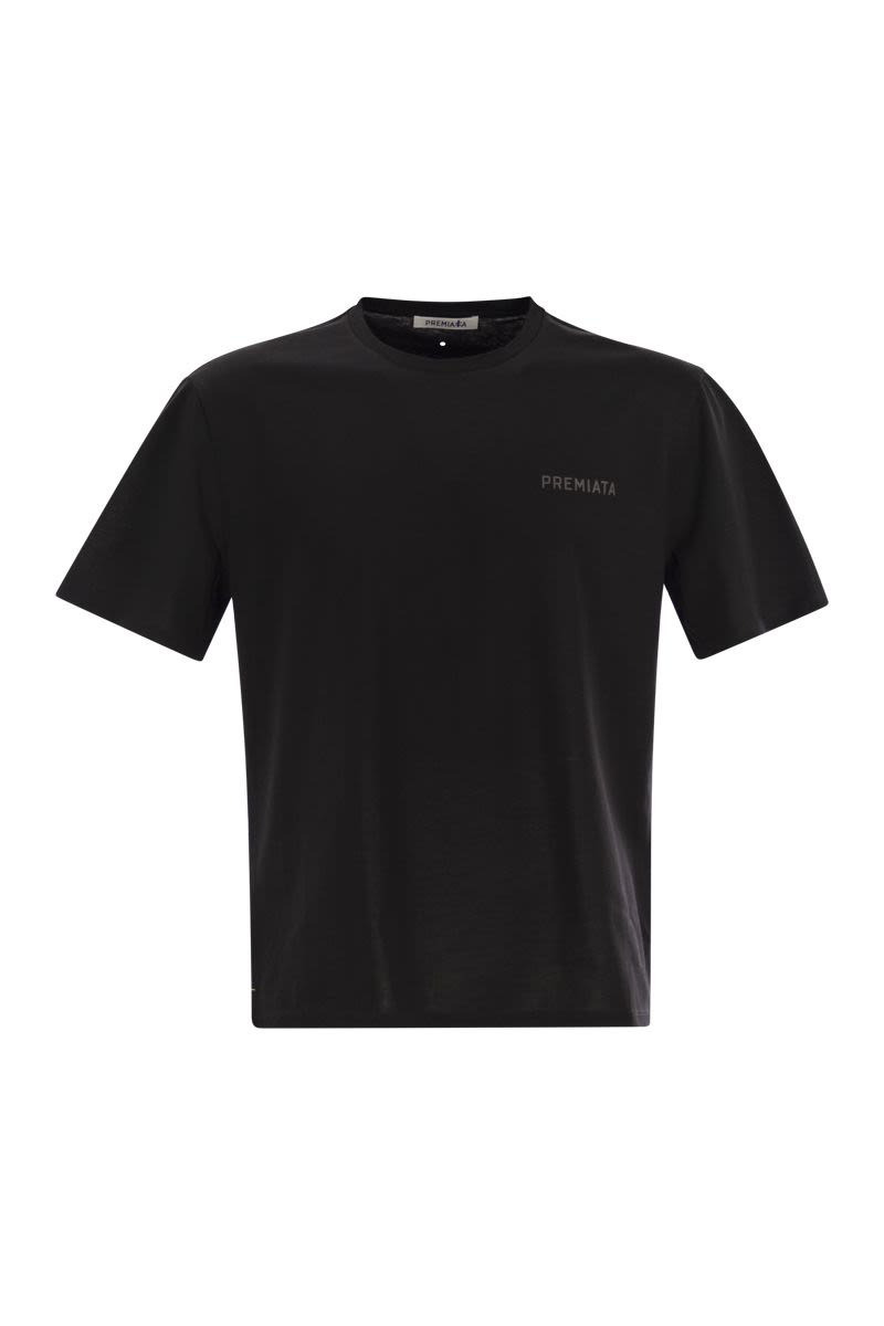 PREMIATA Cotton T-Shirt for Men - Regular Fit with Unique Back Design