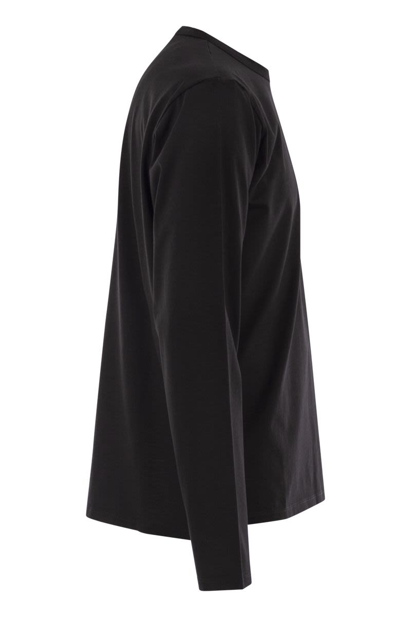 PREMIATA Regular Fit Cotton T-Shirt with Embroidered Details