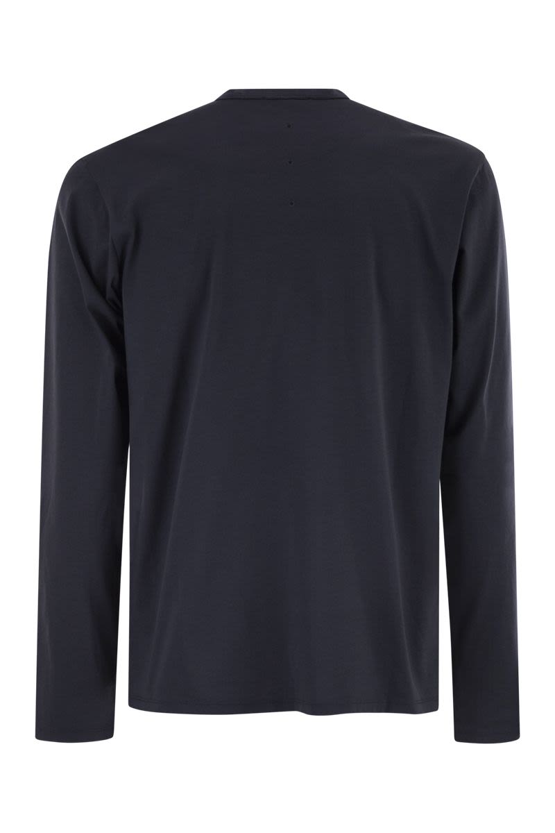 PREMIATA Regular Fit Cotton T-Shirt with Embroidered Motif