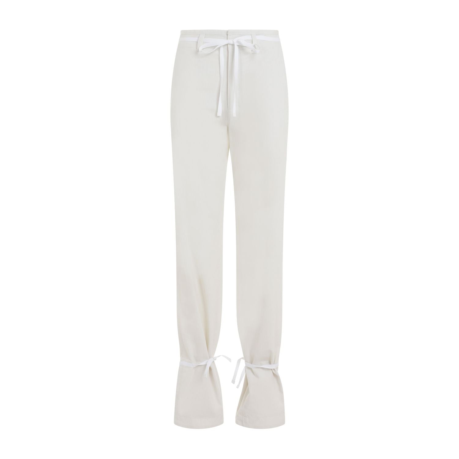 LEMAIRE Straight Pants with Strings for Women
