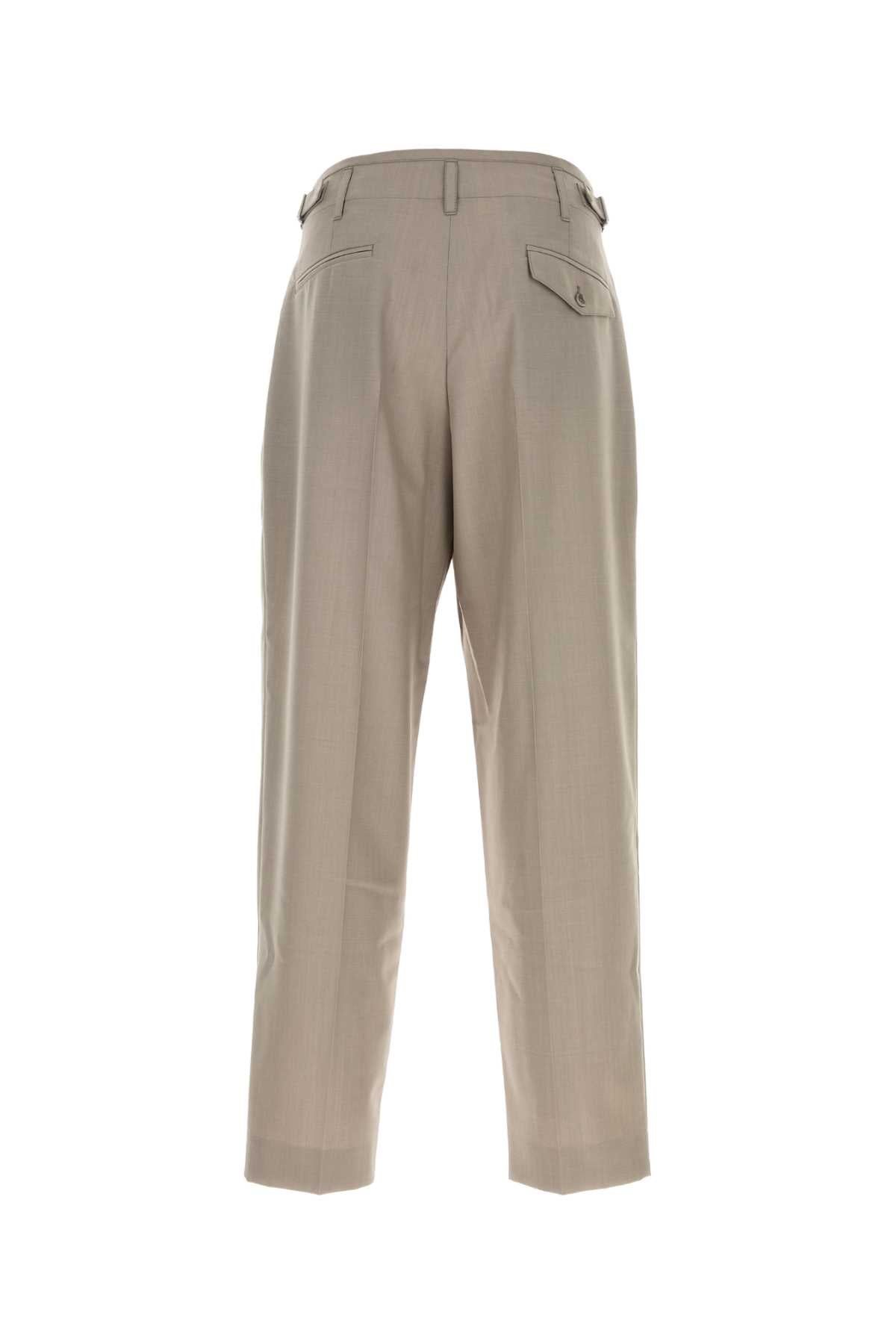 LEMAIRE Pleated Polyester Blend Pants for Men - FW25 Collection