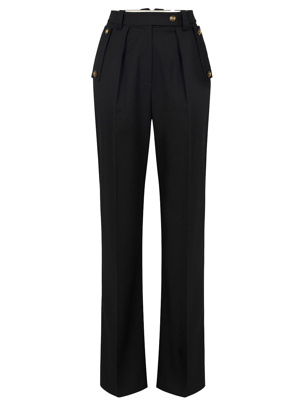 ELISABETTA FRANCHI Cotton Gabardine Trousers for Women