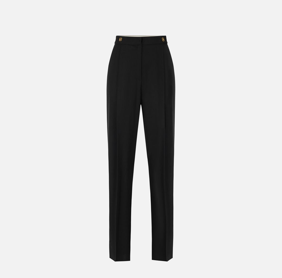 ELISABETTA FRANCHI Chic Women's Wool Pants for FW25
