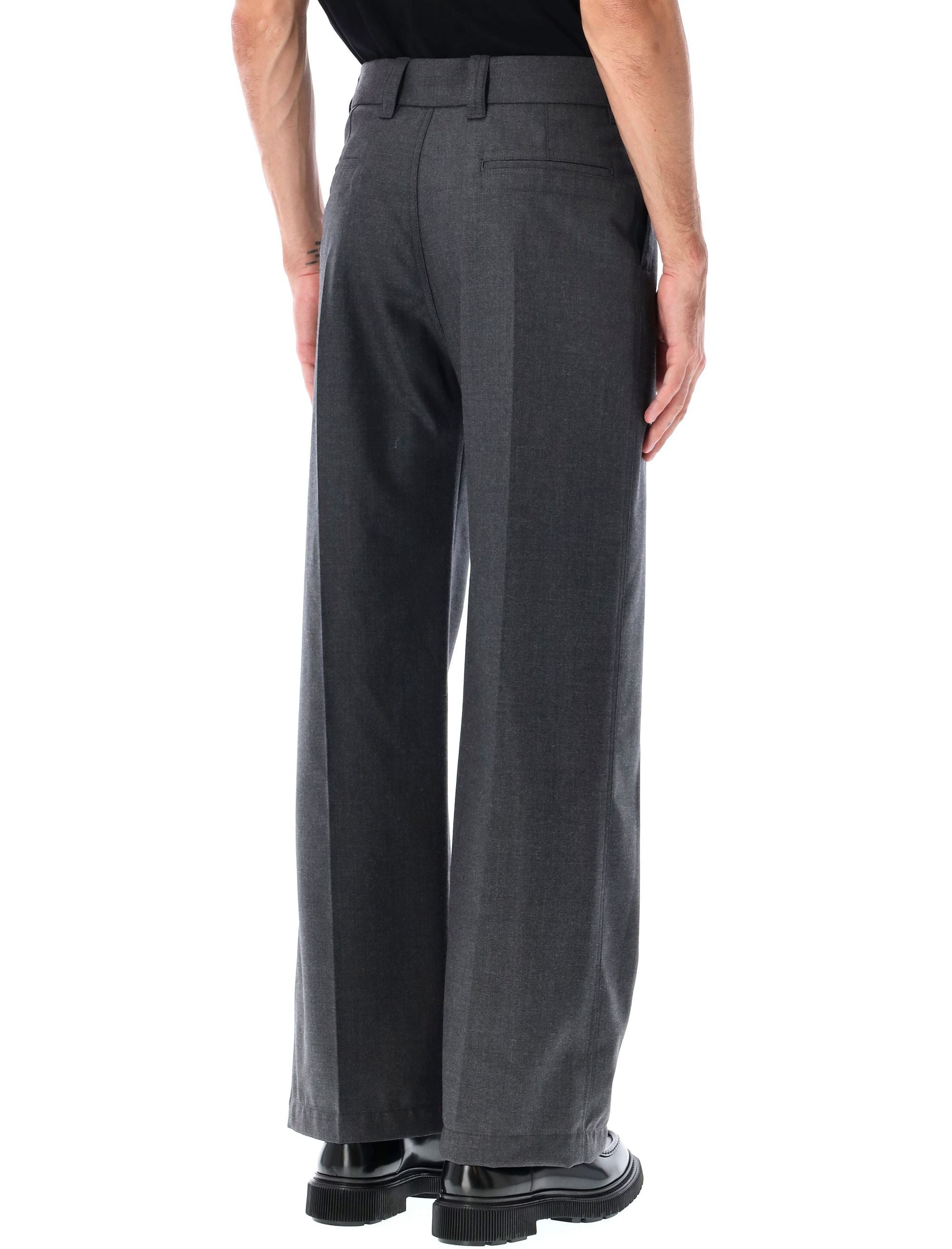 LEMAIRE Straight Tailored Pants in Poly Wool Twill - Size 48
