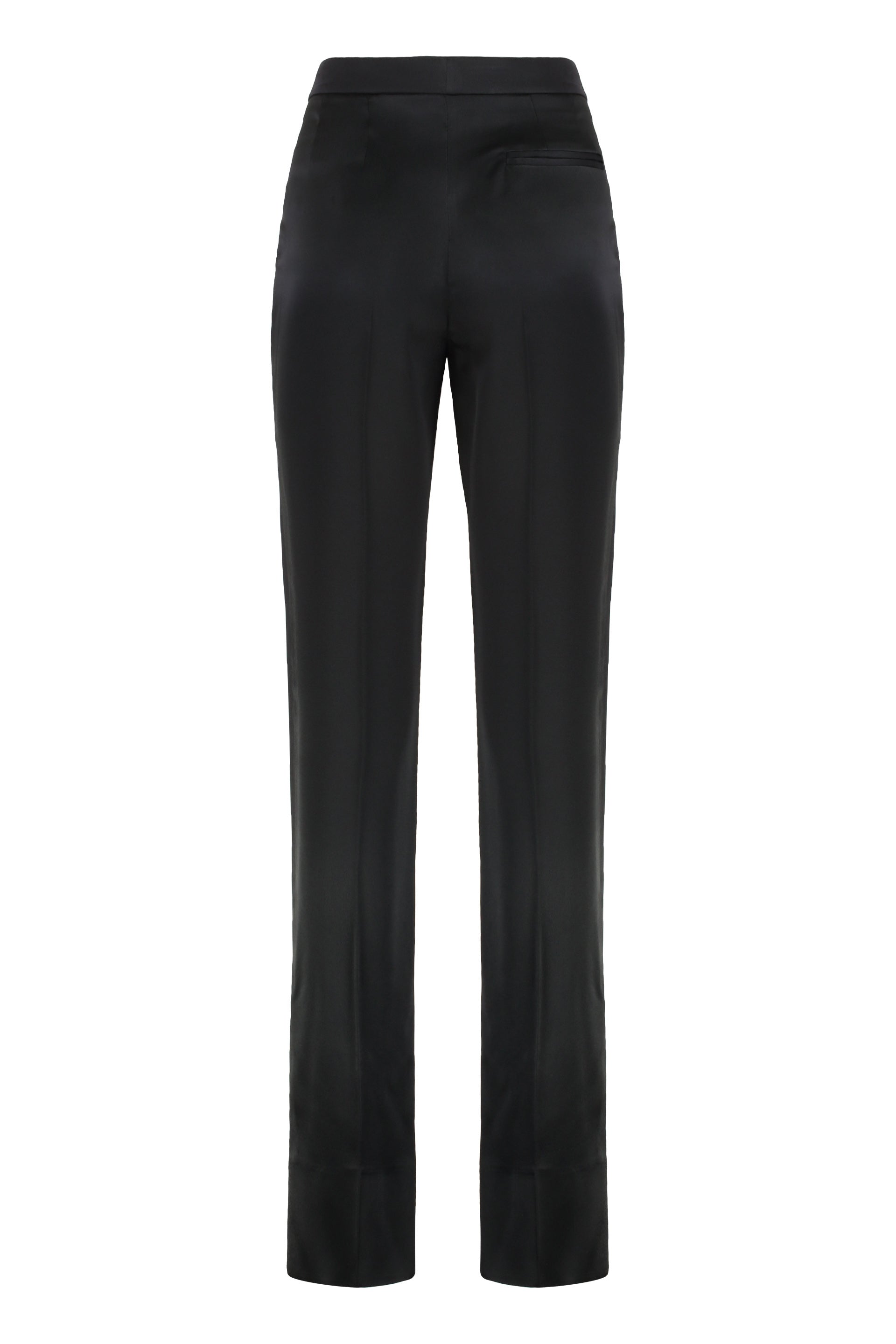 ELISABETTA FRANCHI Satin Trousers with Pockets for Women