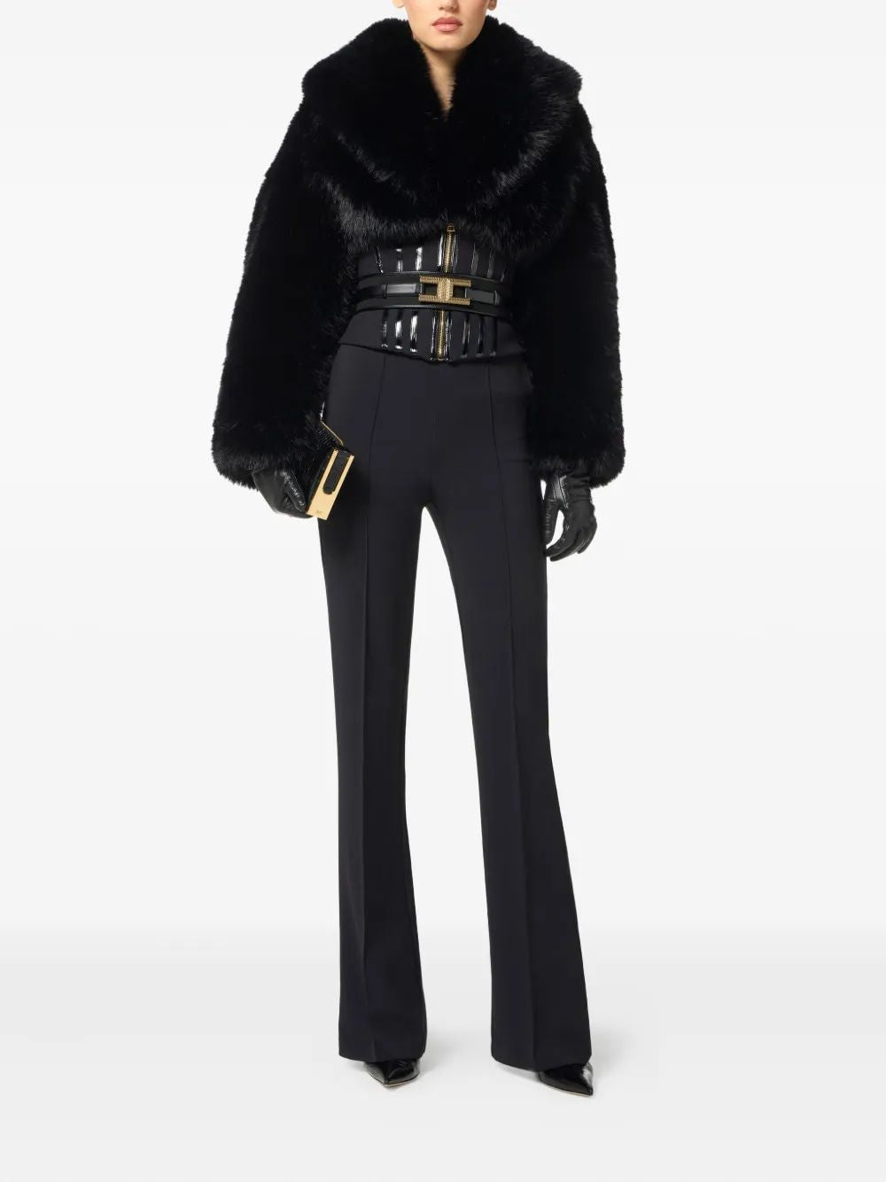 ELISABETTA FRANCHI Chic Women's Polyester Pants