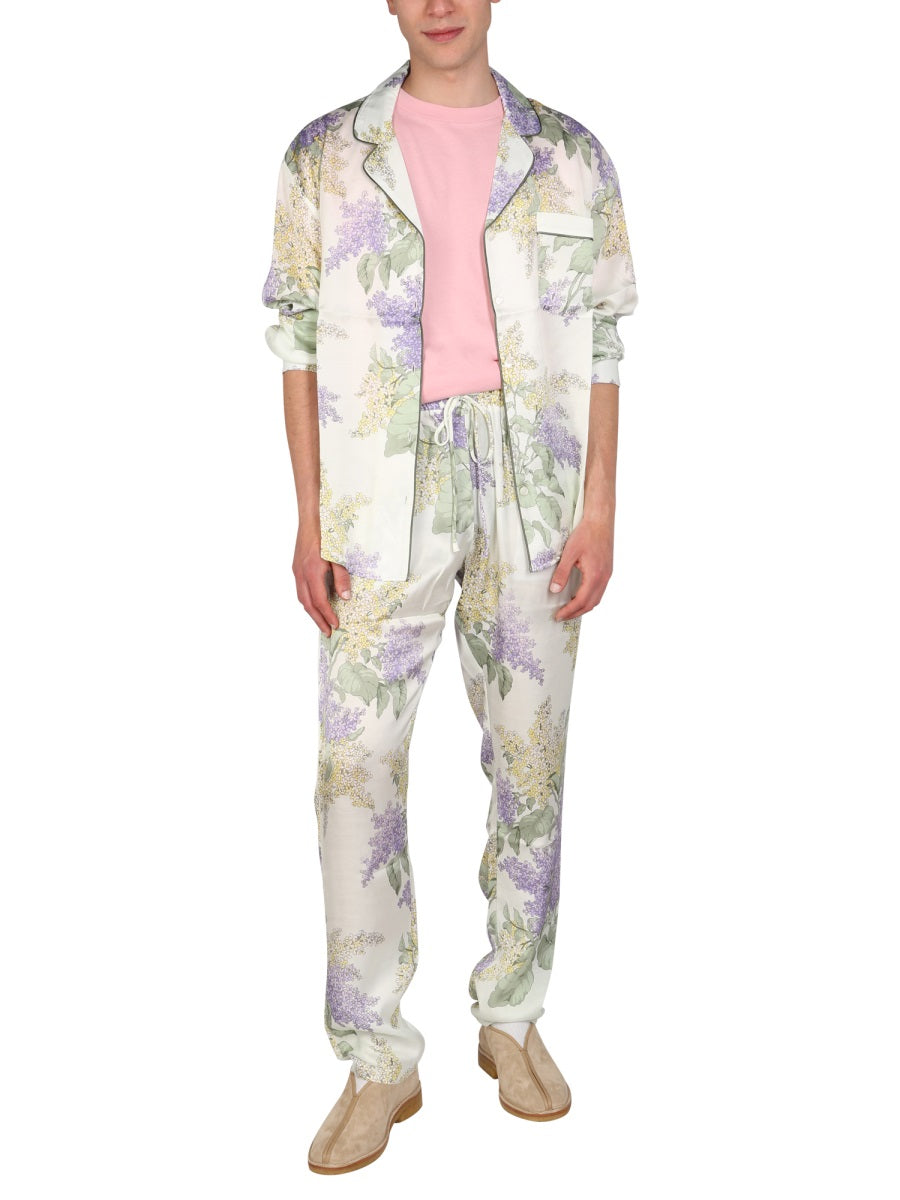 MOUTY Men's Mini Tulum Pants with Elastic Waistband