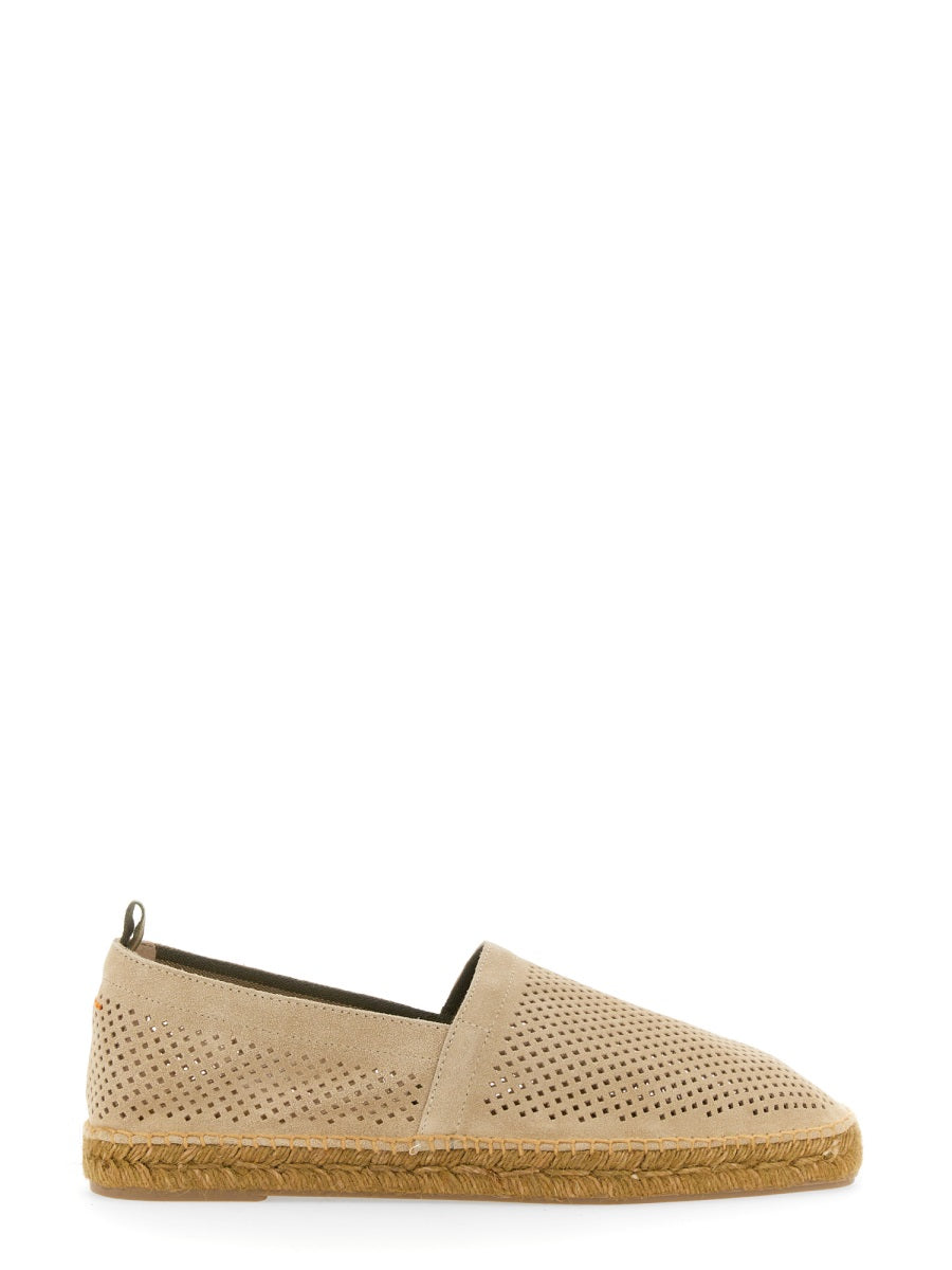 CASTAÑER Men's Perforated Espadrille with 2 cm Rope Sole