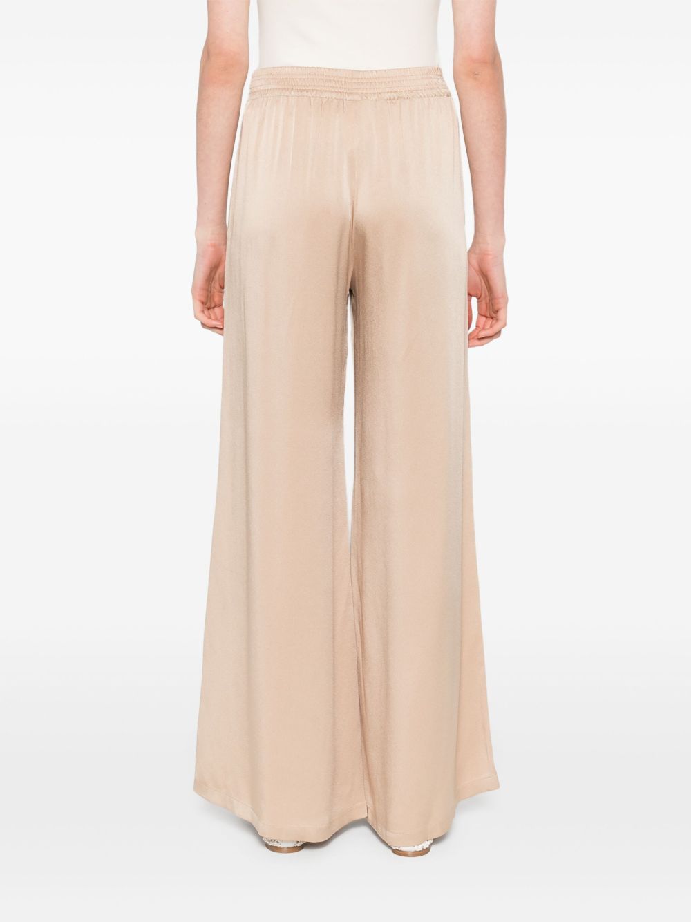 FABIANA FILIPPI Wide-Leg Satin Trousers - Size 40