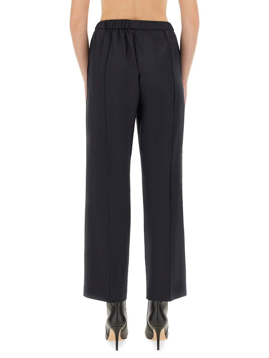 FABIANA FILIPPI Luxurious Virgin Wool Trousers for Women - Fall 2025