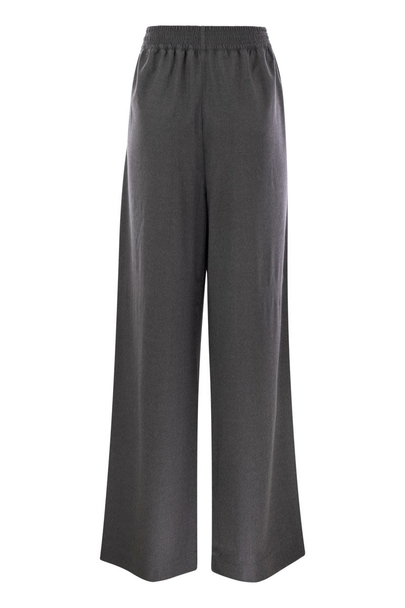 FABIANA FILIPPI Fluid Wide Flannel Trousers for Women