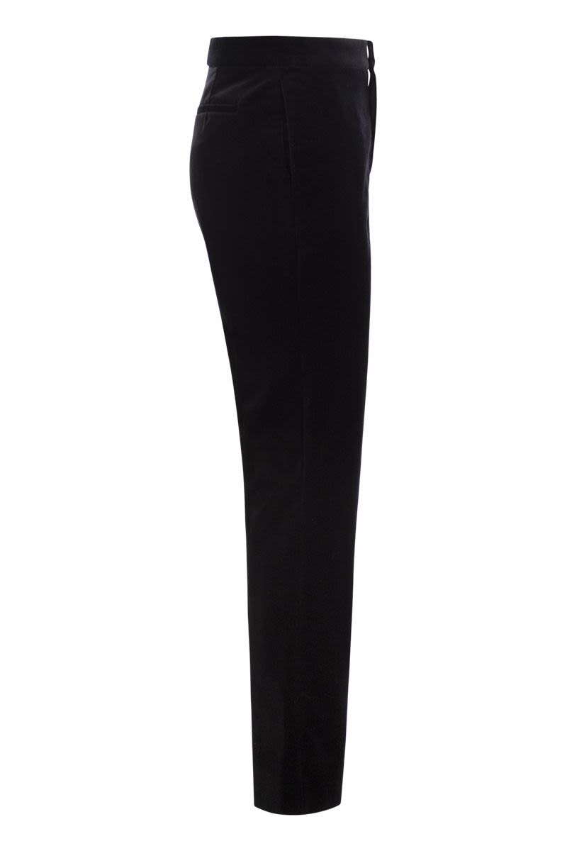FABIANA FILIPPI Velvet Trousers - Regular Fit for Women
