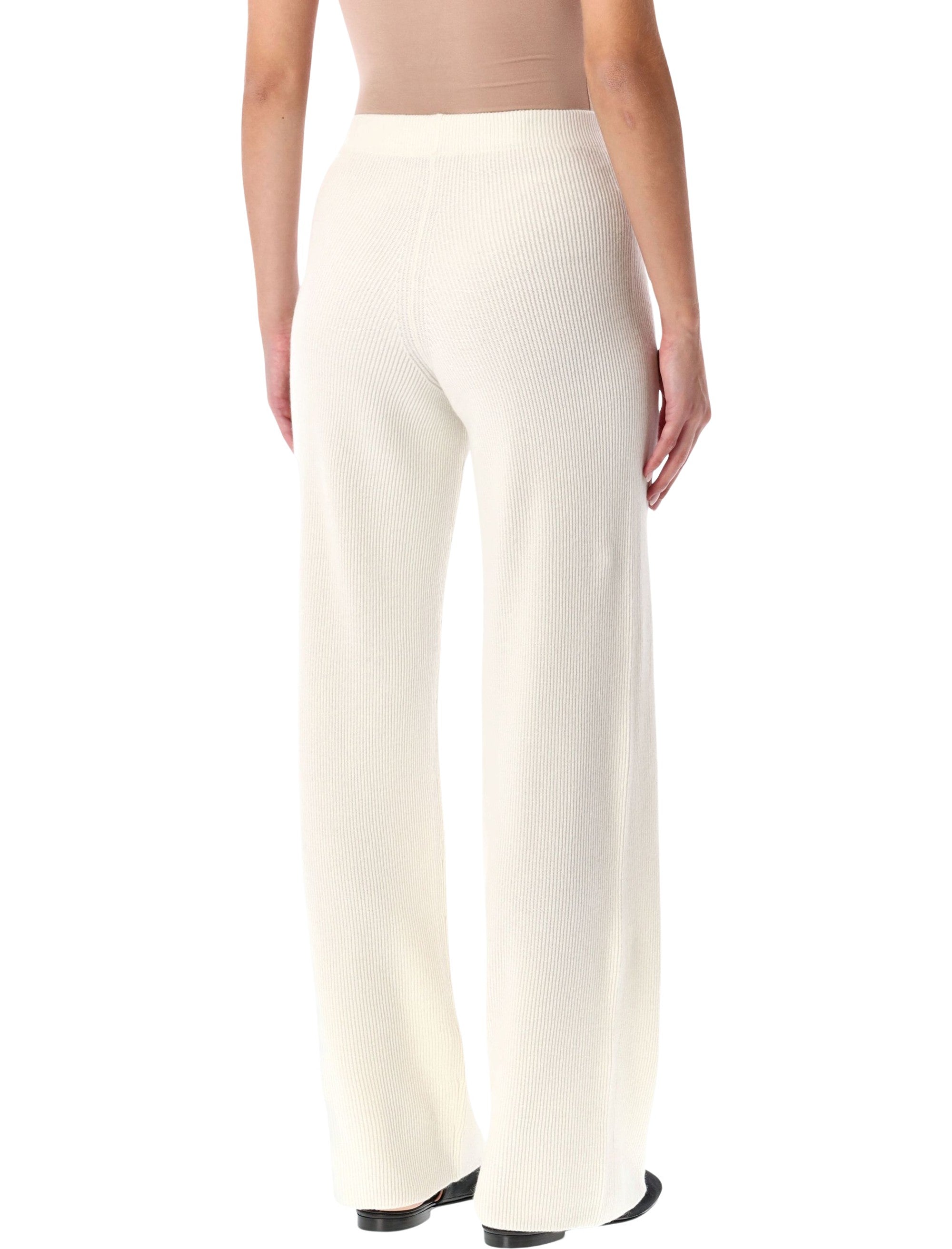 FABIANA FILIPPI Ribbed Wide-Leg Trousers - Size 40