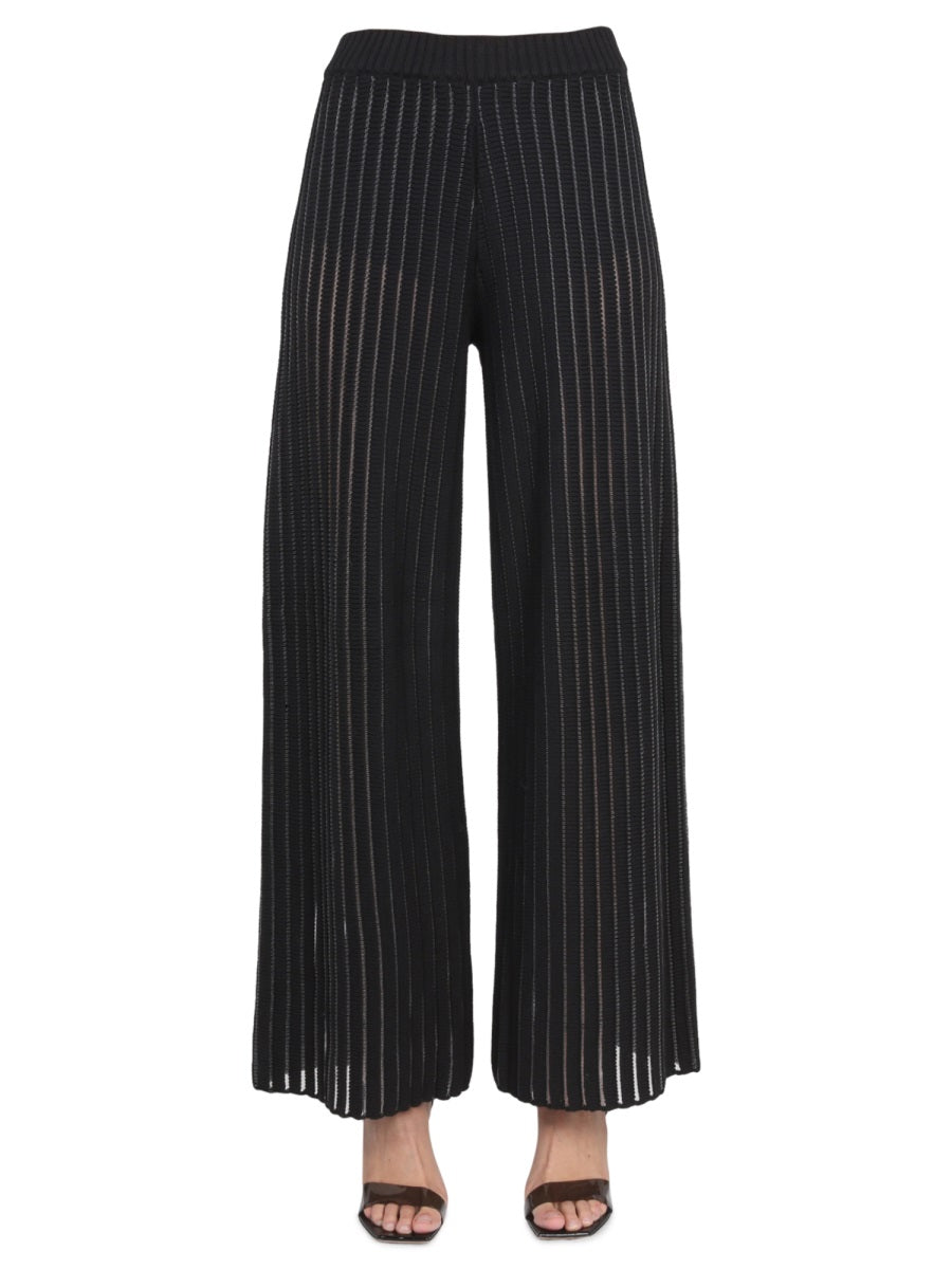 FABIANA FILIPPI WIDE LEG PANTS with Elastic Waistband