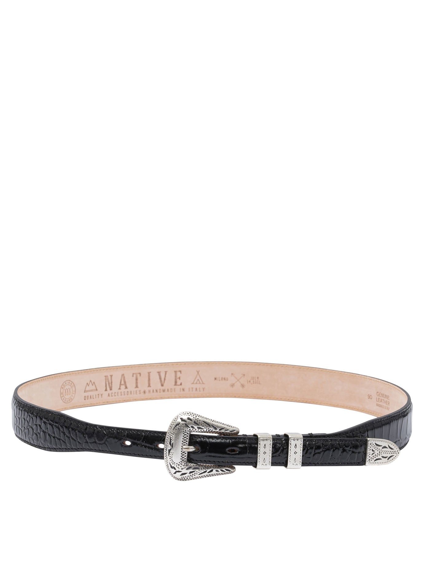 ADRIANO MENEGHETTI Elegant Leather Belt for Women