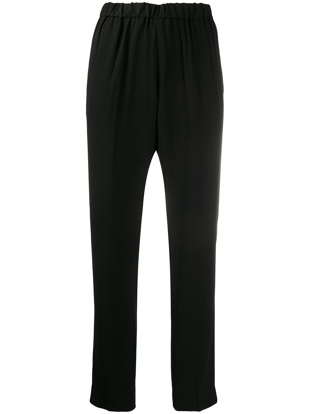 DRIES VAN NOTEN Satin Pants with Slim Bottom for Women