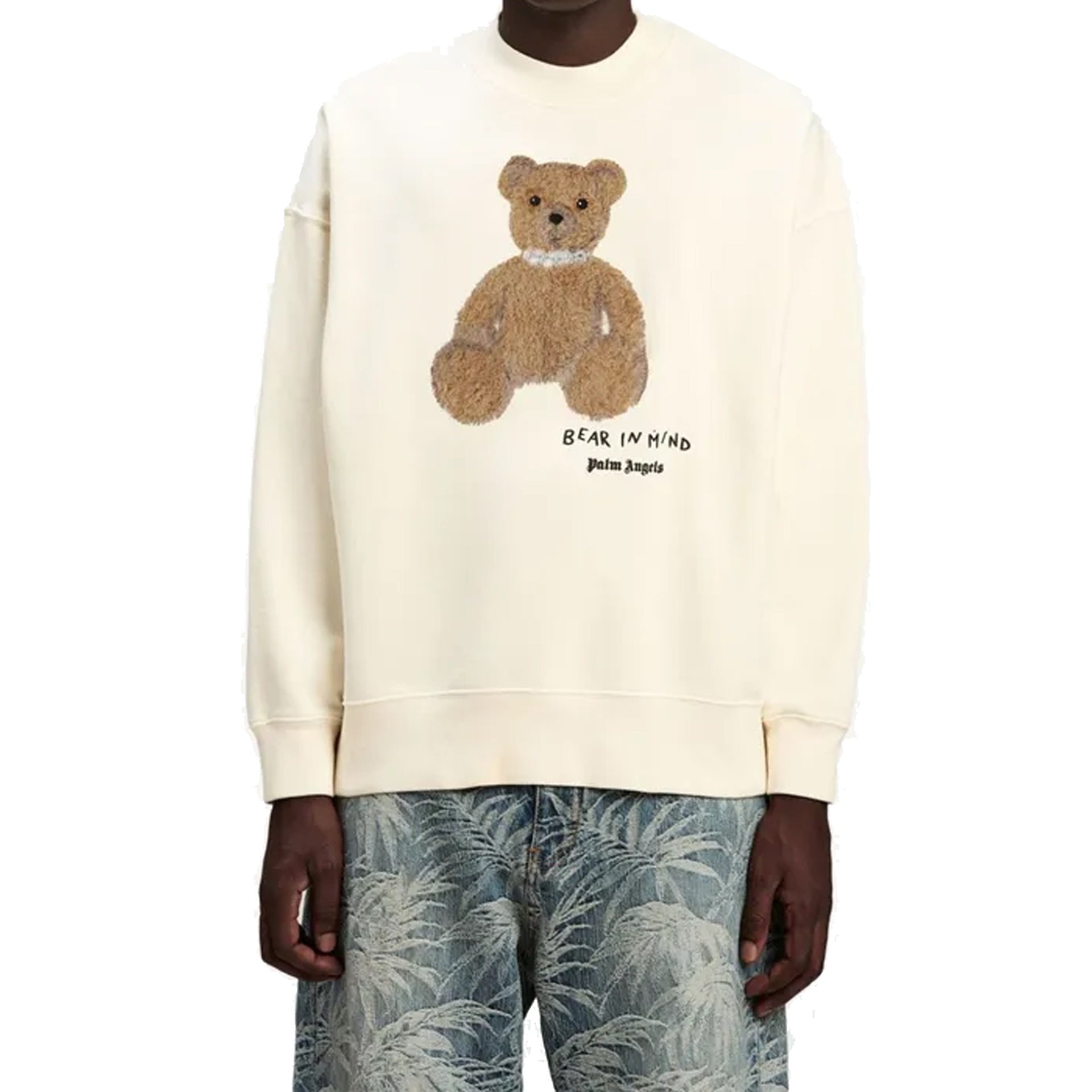 PALM ANGELS Bear In Mind Relaxed Fit Sweatshirt