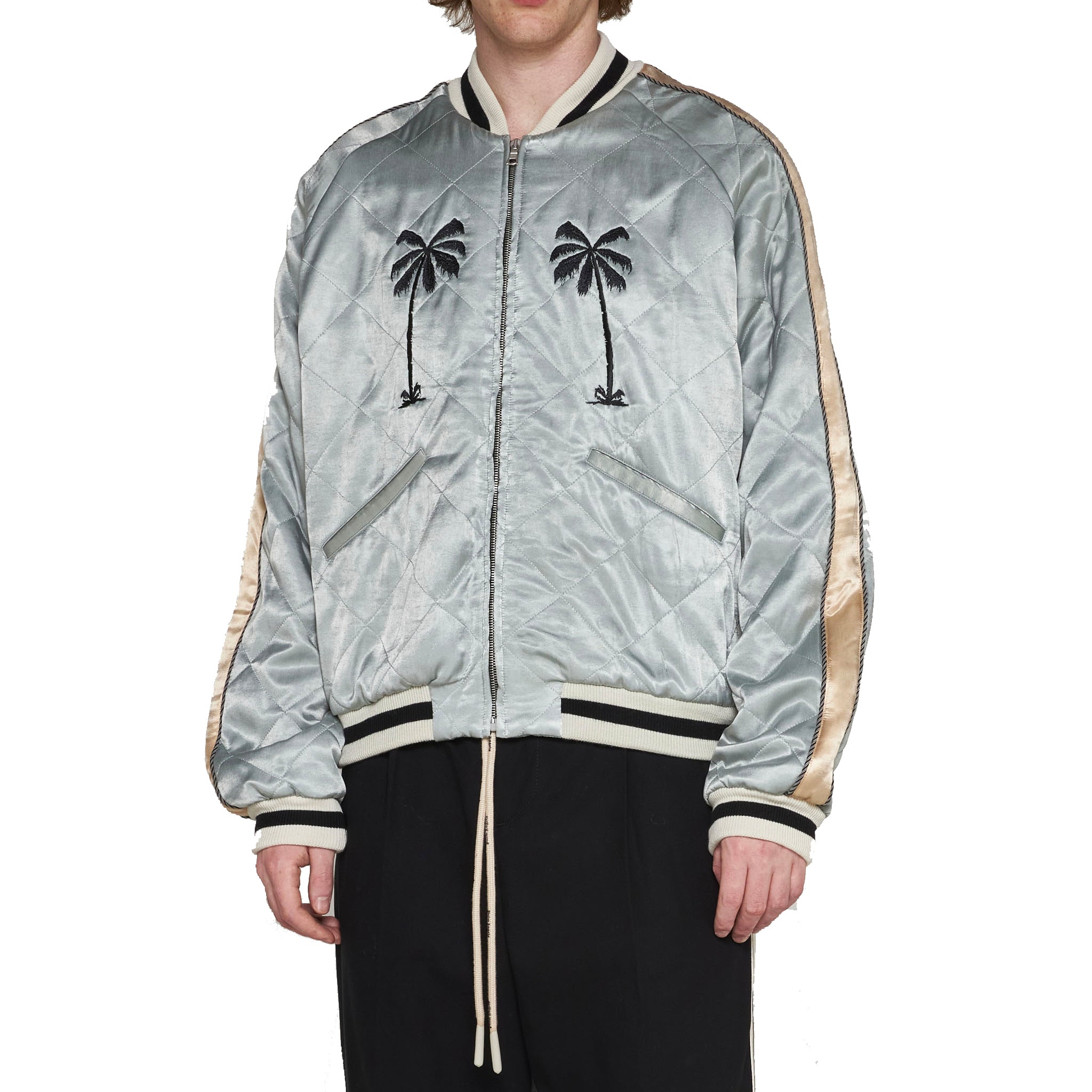 PALM ANGELS Quilted Logo Jacket for Men