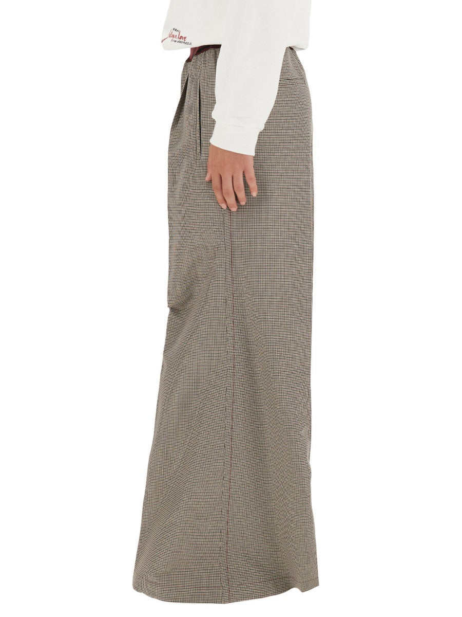 MARNI Tailored Plaid Pants - Regular Fit (Size S)