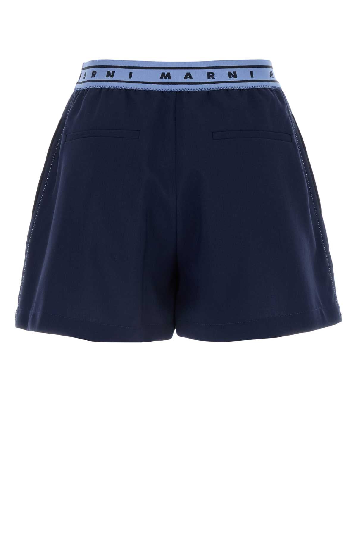 MARNI Wool Mini Shorts for Women