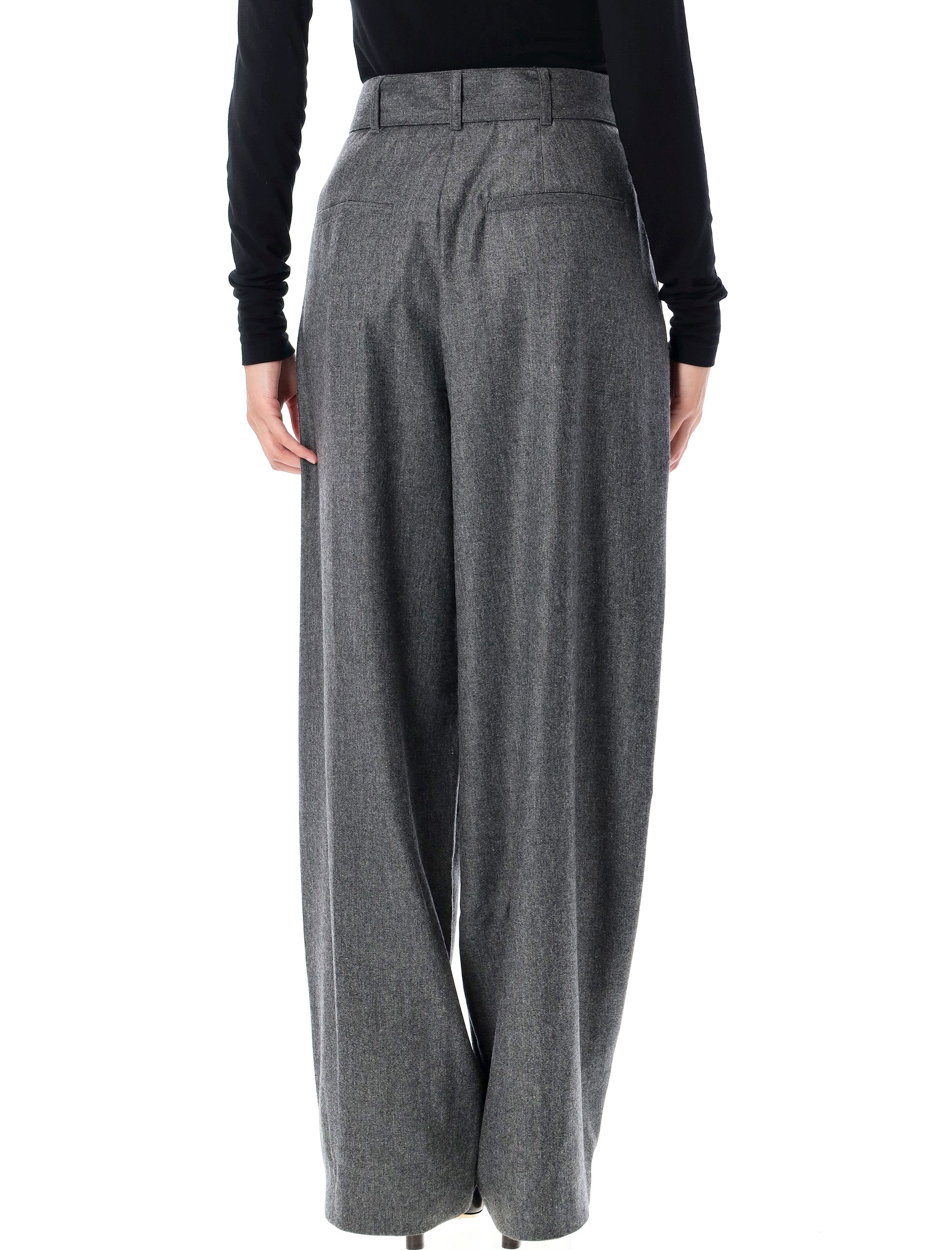 SOEUR High Waist Trousers with Removable Belt - Size 36