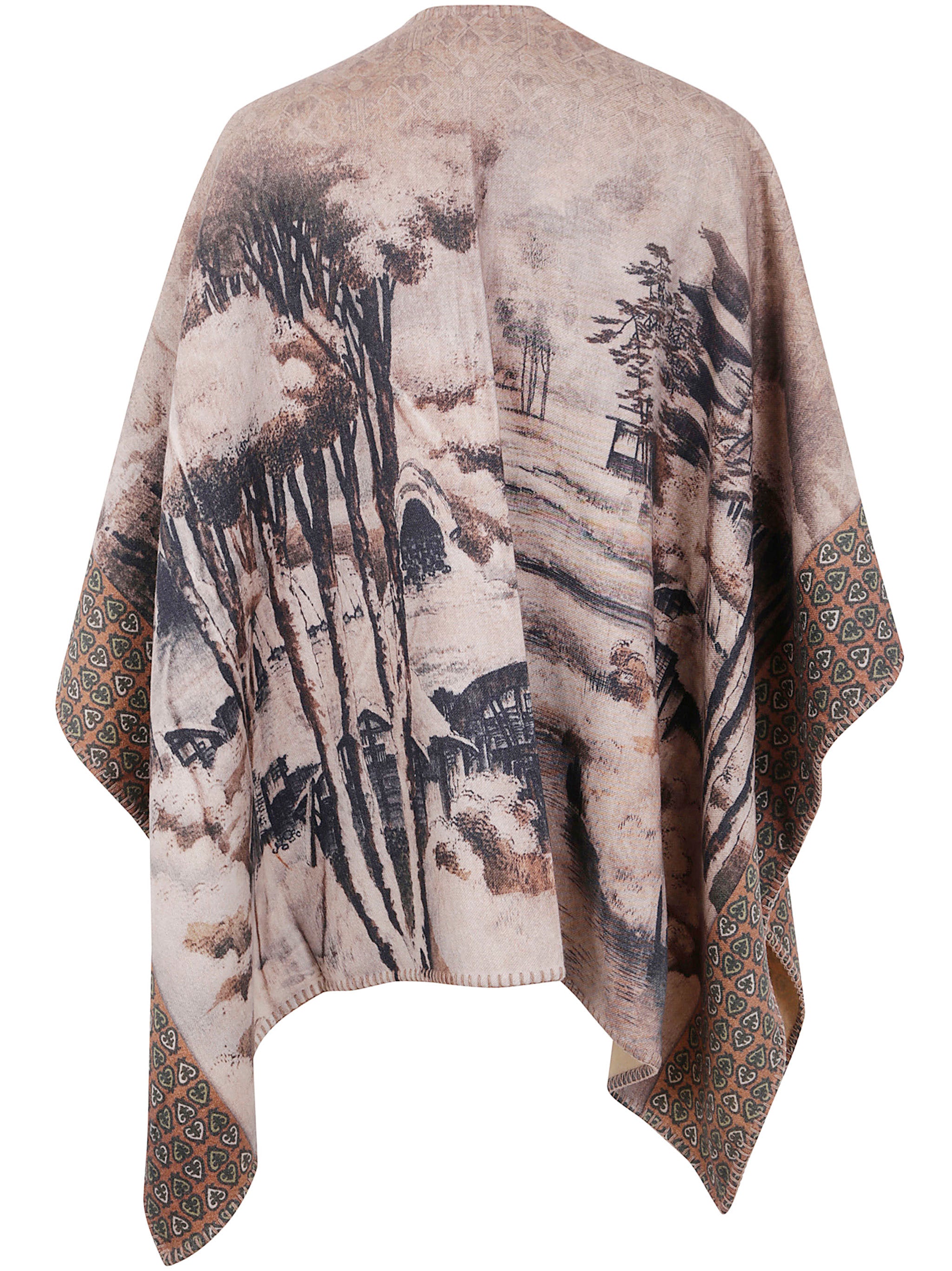 PIERRE LOUIS MASCIA Womens Multi-Function Poncho Cape