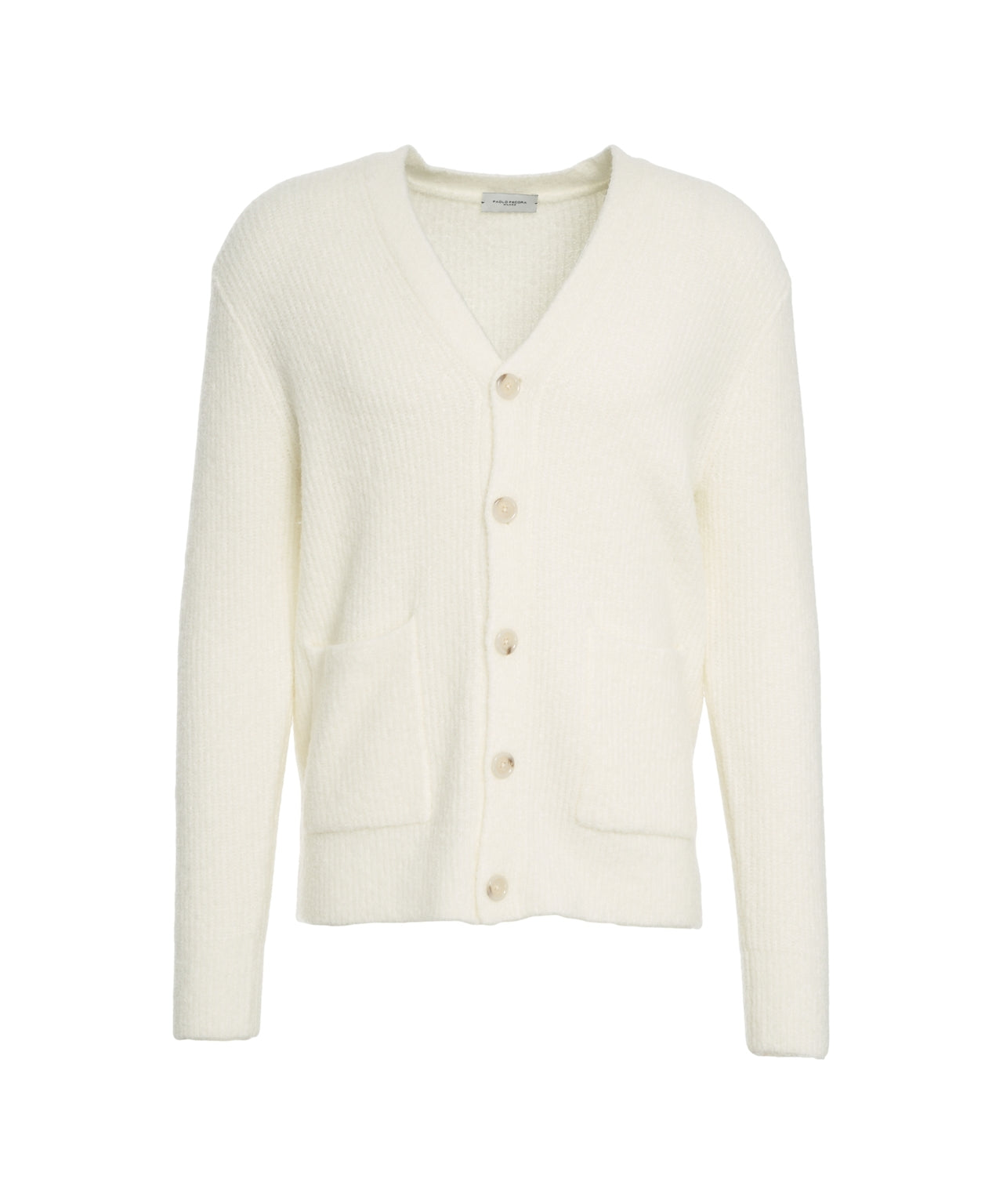 PAOLO PECORA Classic V-Neck Cardigan for Men