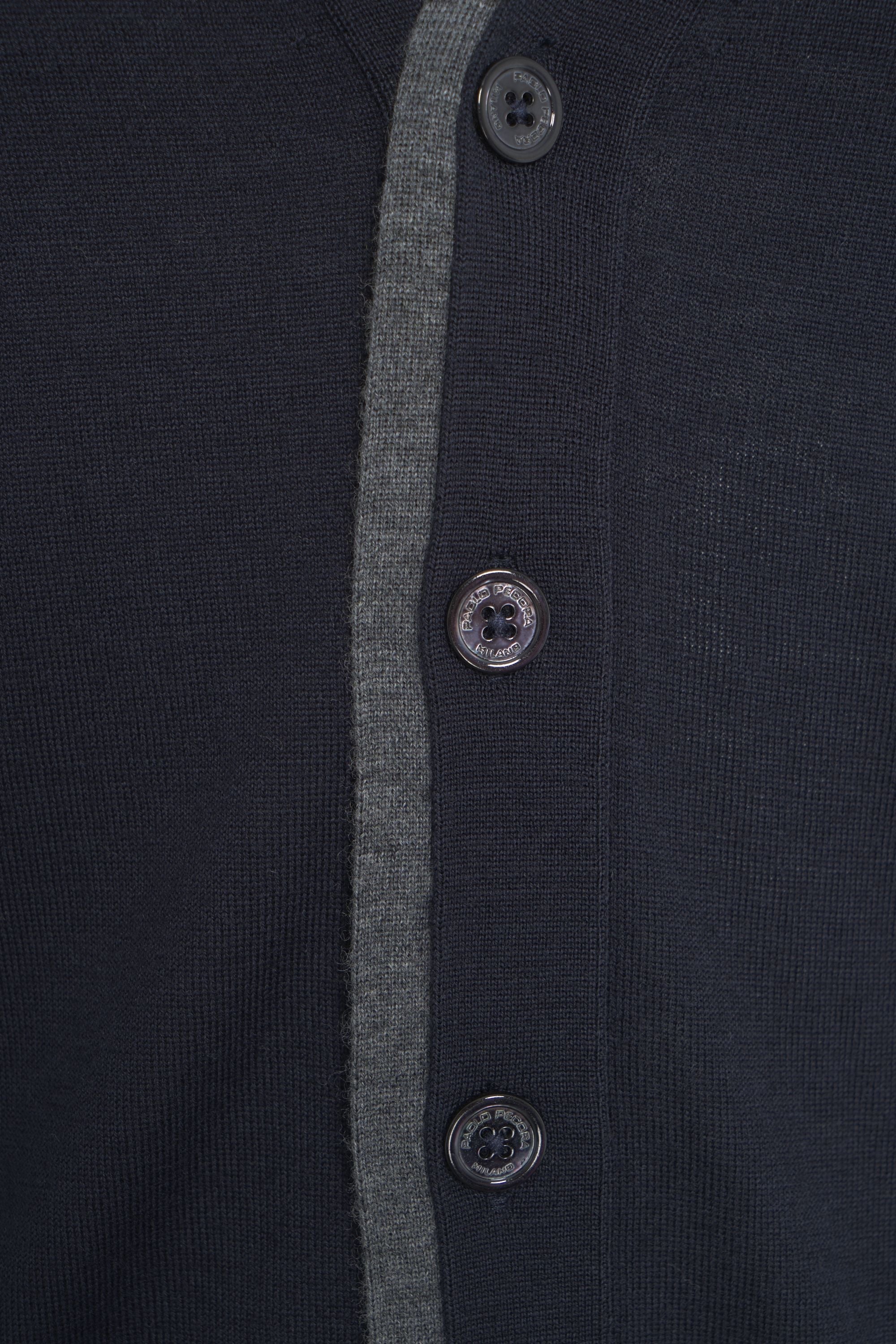 PAOLO PECORA Fine-Knit V-Neck Cardigan