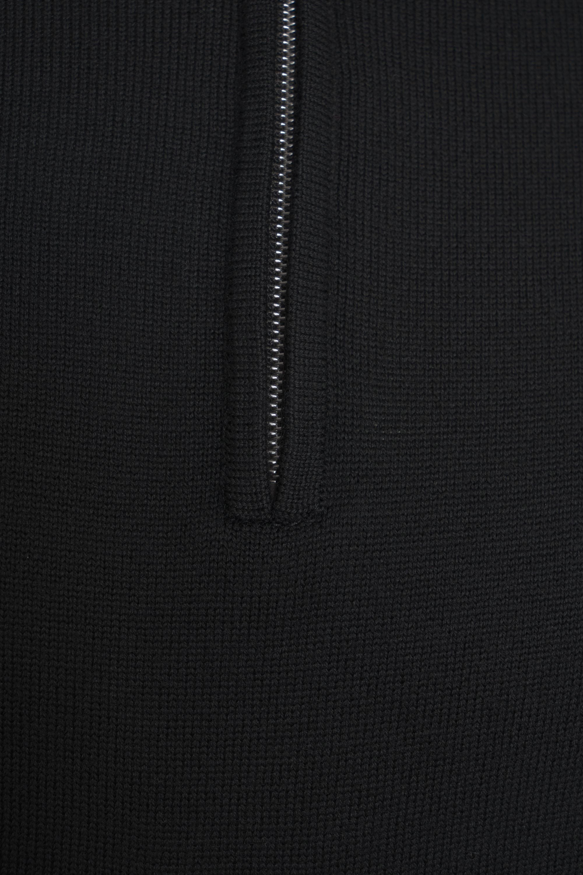 PAOLO PECORA Men's Half-Zip Mock Neck Knitwear